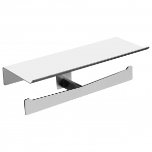 AI2004C Двойной держатель для рулонов туалетной бумаги с полкой mediclinics