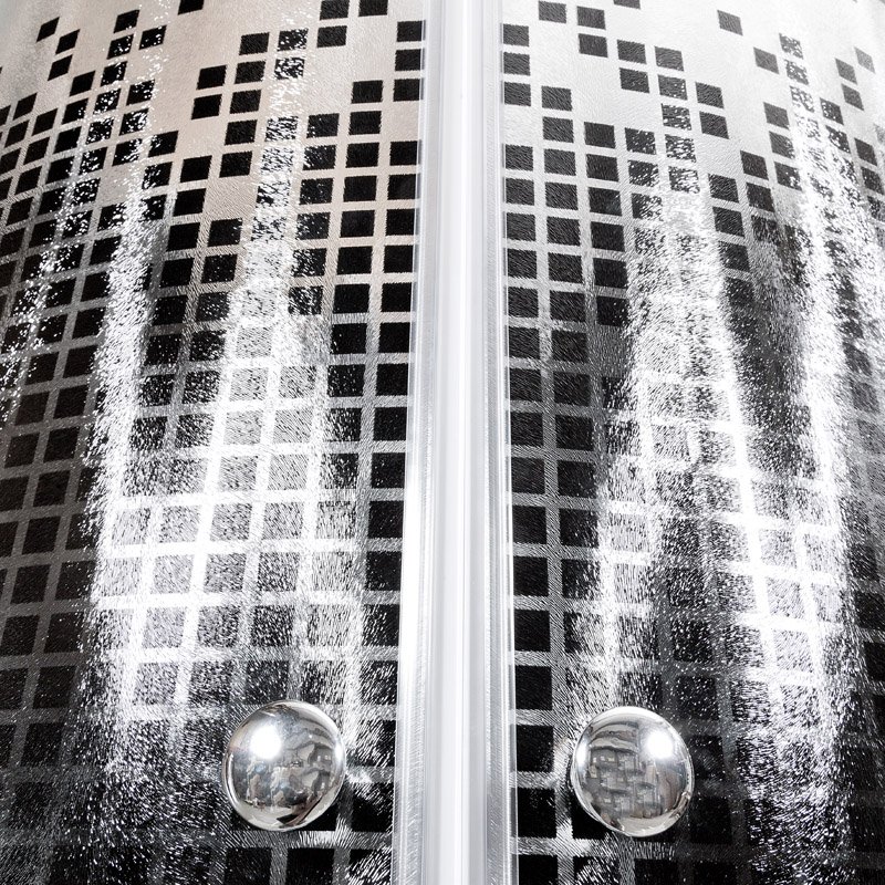 BМ4590 с электрикой BLACK Душевая кабина DETO Серия ВМ L 890 стандартная BLACK - Вид №2