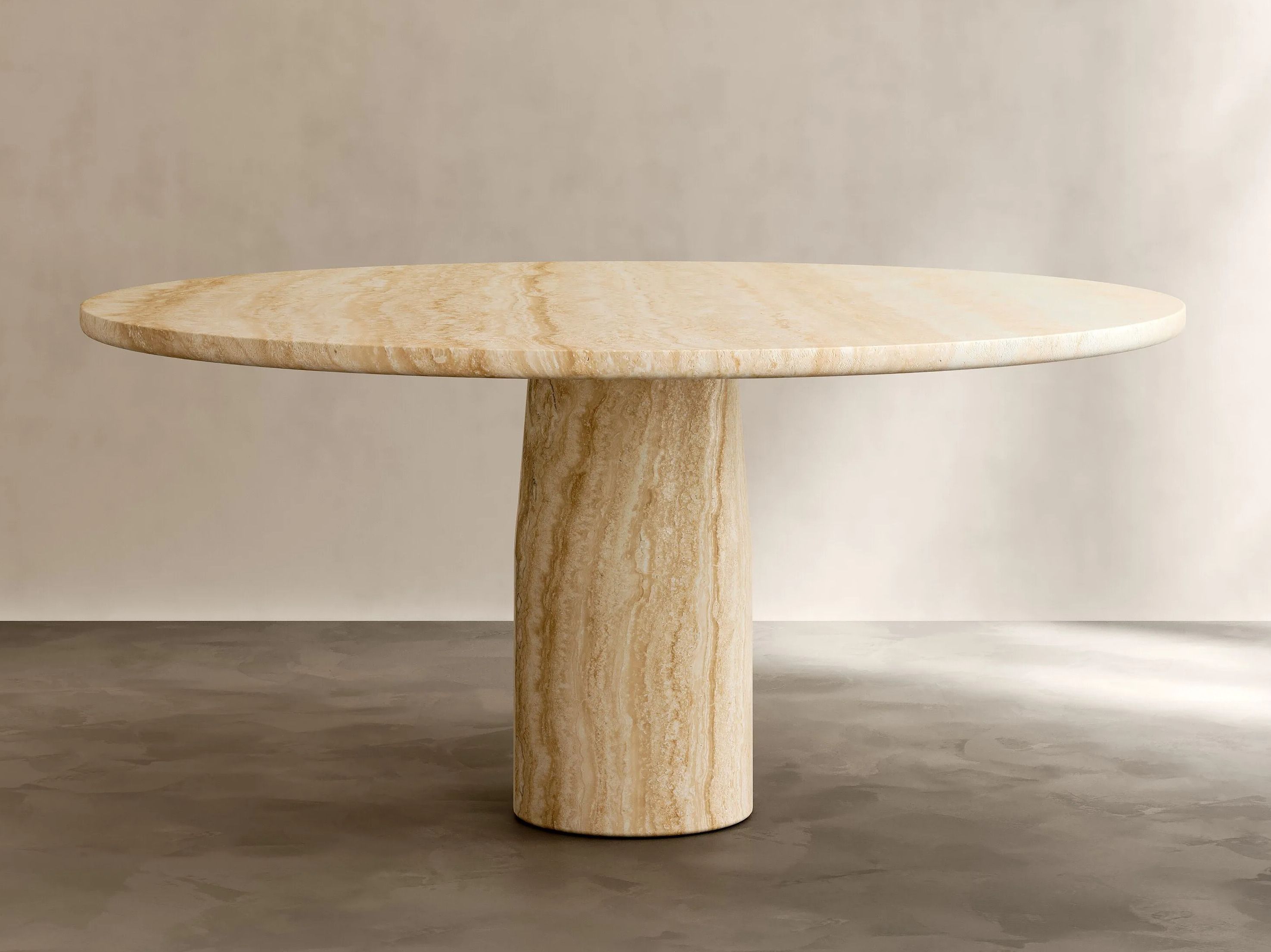 Круглый обеденный стол из натурального камня Paloma Editions остров ARCH-00097201 - Вид №1