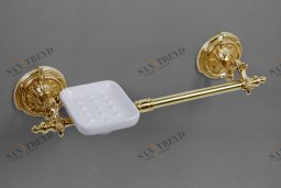 Полотенцедержатель с мыльницей ART&MAX BAROCCO AM-2057P-Br