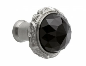 0Z5743.BN0.50 Ручка корпуса диаметром 27 мм с черным кристаллом Swarovski Яркий хром