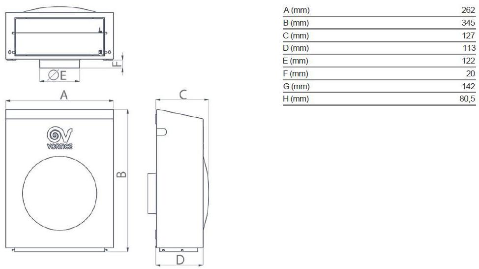 Vortice Центробежный канальный вентилятор для наружной установки Ca we d e 16092 - Вид №3