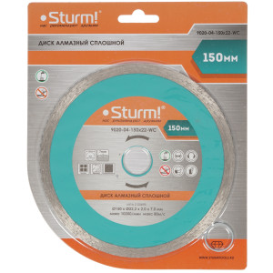 Диск алмазный Sturm! 9020-04-150x22-WC 8113988
