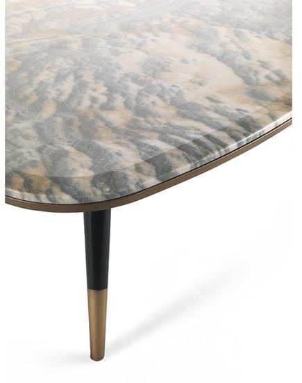 Gianfranco Ferré Home Низкий мраморный журнальный столик sun-id-1415902 - Вид №1