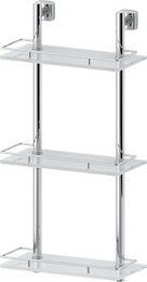 067 Полка с ограничителем 30 см тройная (стекло) ESP FBS Esperado