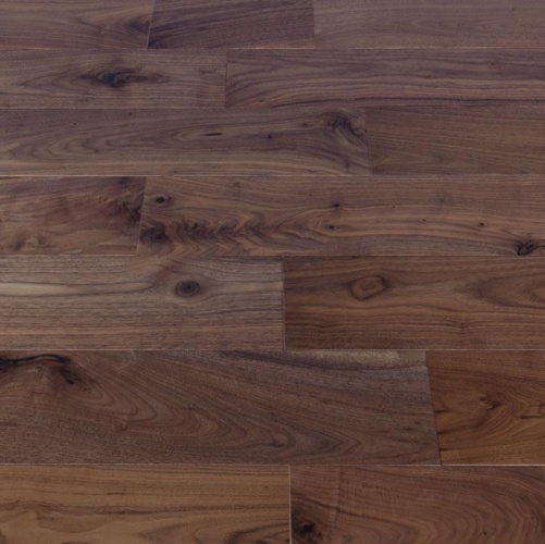 Массивная доска Magestik floor Под лаком (экзотика) (300-1820)x110x18мм Орех американский Натур (Гладкая) 300-1820х110 мм MGK Magestic floor 2600300140 - Вид №1