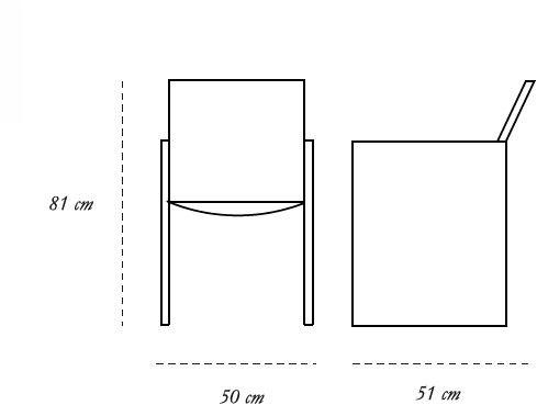 Scarlet Splendour Стул из пластмассы с подлокотниками Nesso sun-id-1492893 - Вид №5