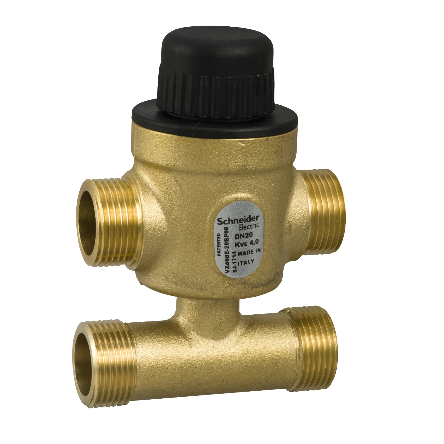 VZ408E-20BP08 Клапан зональный 3-ходовой с байпасом VZ408E DN20 Kvs 4,0 Schneider Electric 