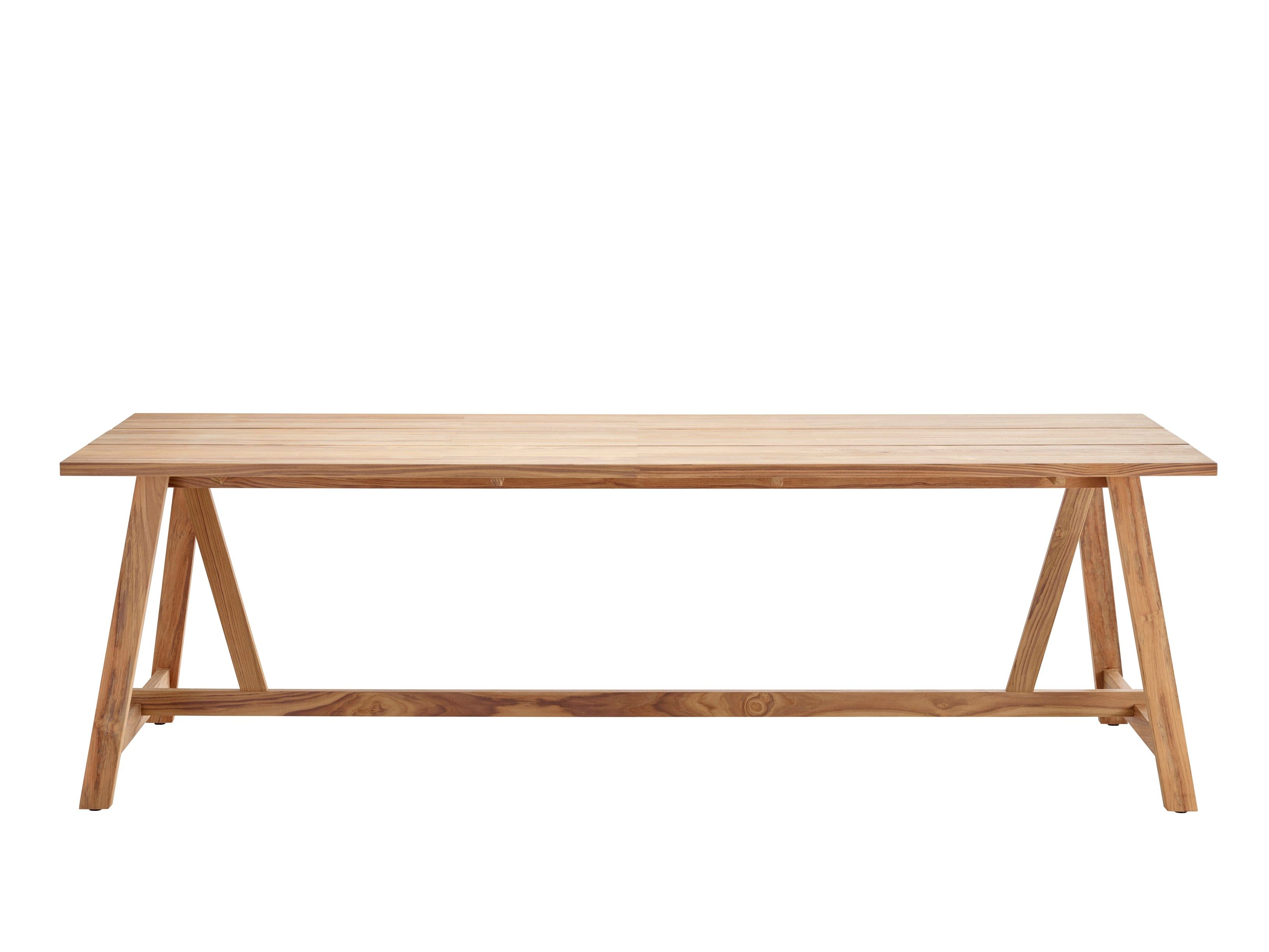 Прямоугольный садовый стол из тикового дерева solpuri ARCH-00136852