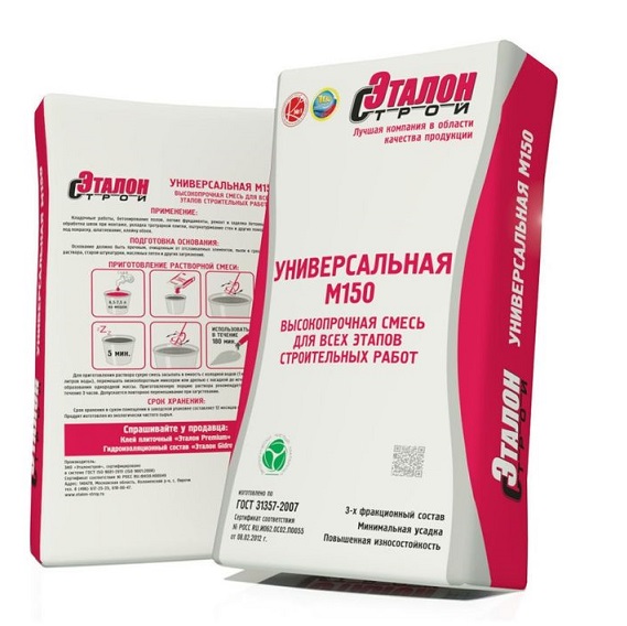 Сухая универсальная смесь М150 Эталон 40кг 13228 - Вид №1
