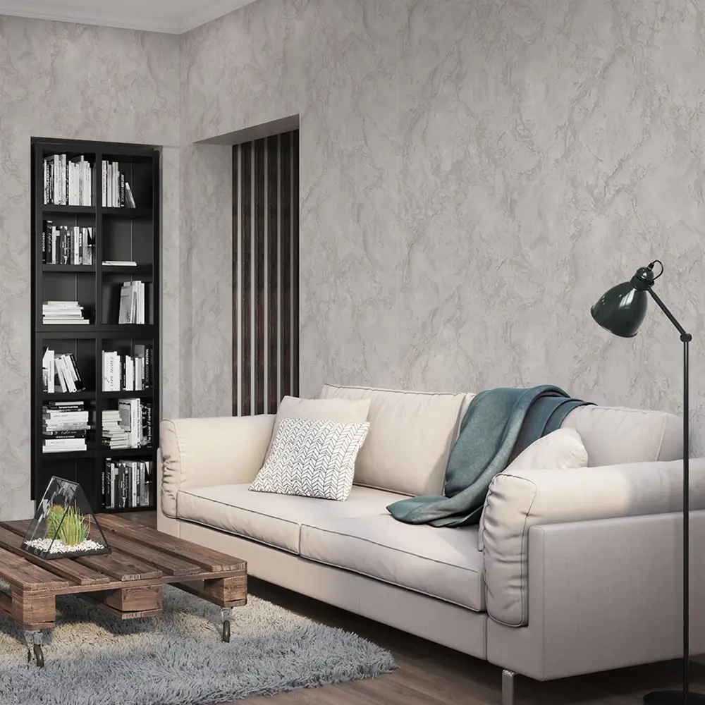 Обои флизелиновые Palitra Planet Kama светло-серые 1.06 м PP72179-48 STLM-2052412 - Вид №4