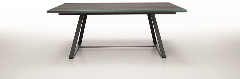 Midj Раздвижной прямоугольный стеклокерамический стол sun-id-1439544 - Вид №1