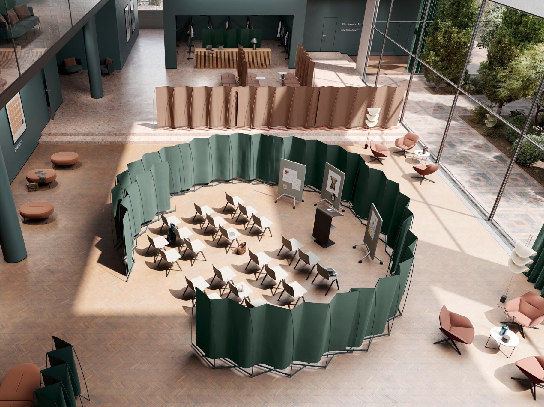 Отдельно стоящая офисная перегородка Brunner foild ARCH-00124238 - Вид №2