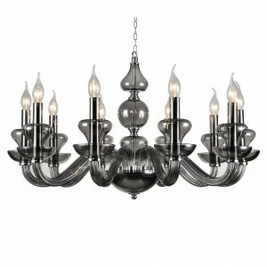 Подвесная люстра Newport 1910/S fume серая NEWPORT ДИЗАЙНЕРСКИЕ 137740 Серый