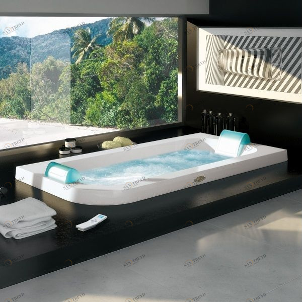 Ванна с гидромассажем "HYDRO TOP" Aquasoul Doubble встроенная 9443-474 Dx Jacuzzi 9443474DX