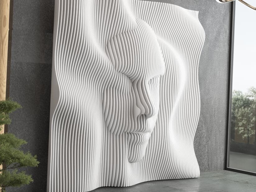 Параметрическая стеновая панель MYWOODREAM RYTHMO ARCH-00116253