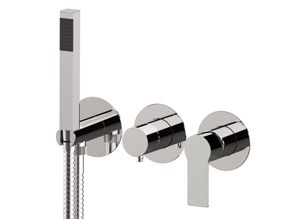 Встраиваемый однорычажный смеситель для душа с ручным душем Daniel Rubinetterie Reflex ARCH-00127885 - Вид №1