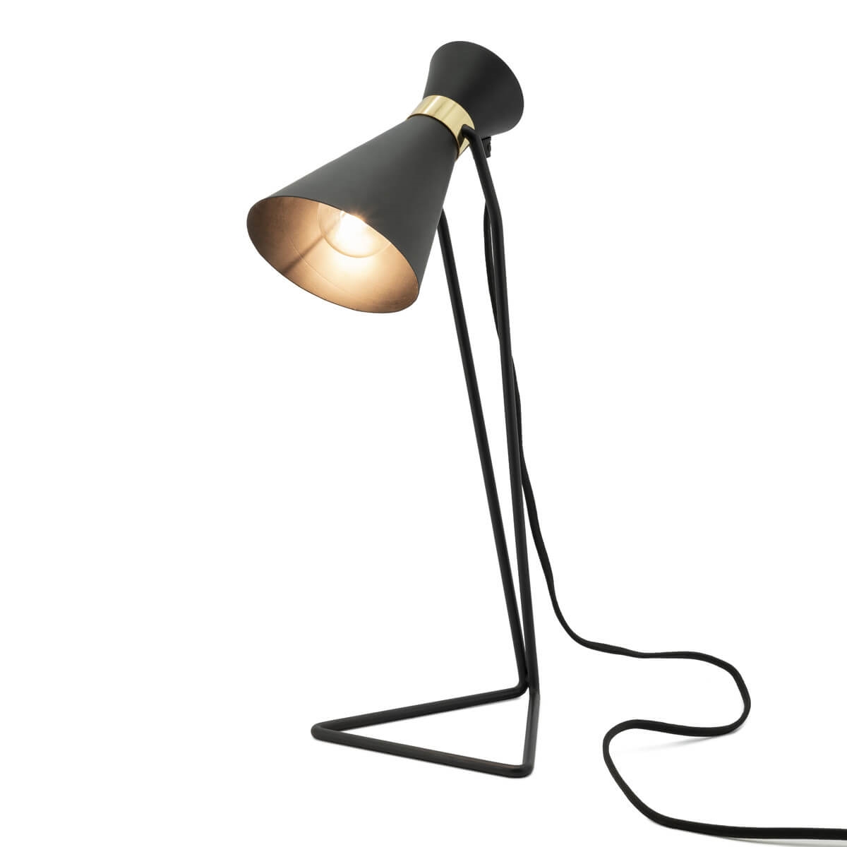 500292-93 ABHIKA СЧИТЫВАНИЕ НАСТОЛЬНОЙ ЛАМПЫ BLACK/GOLD 