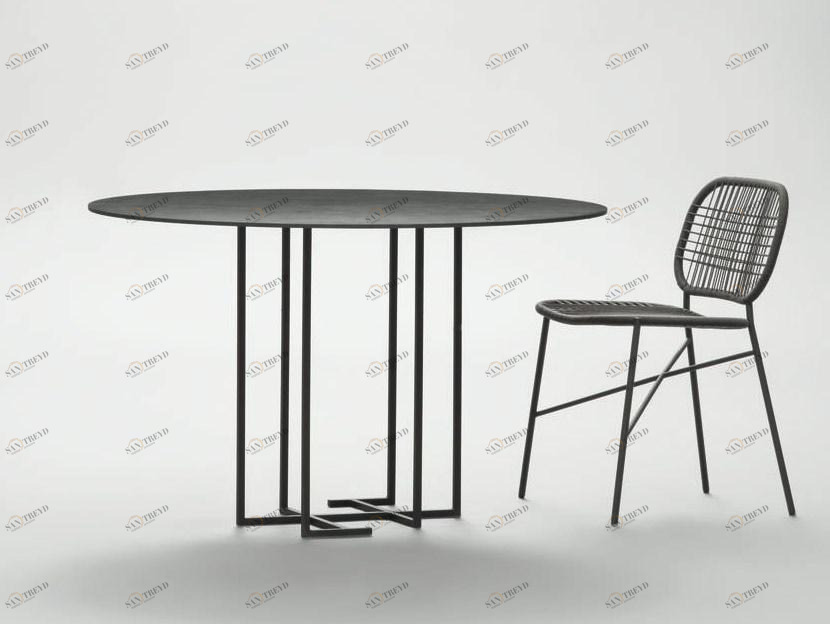 da a Круглый металлический стол Urushi sun-id-1378438