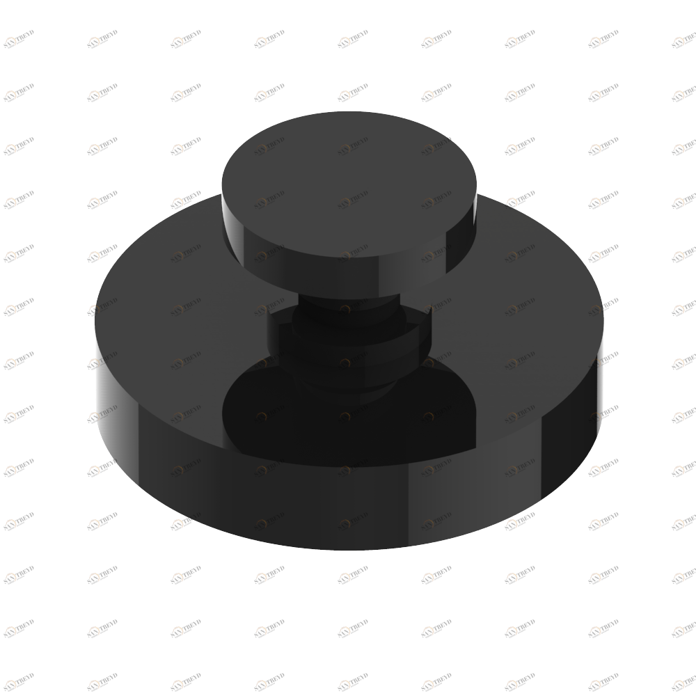 G2M-334 Донный клапан для раковины с внешним штоком управления Thg-paris Faubourg - чёрный фарфор - с рукоятками Покрытие PVD бронза G2M-334 CAT.F