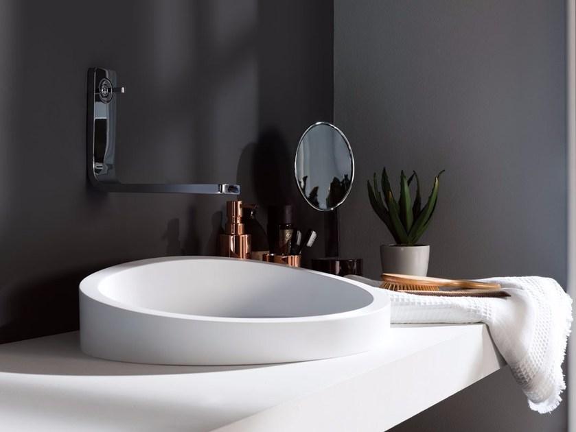 Встроенная раковина под столешницу овальная KRION ALMOND sun-id-1447739 - Вид №1