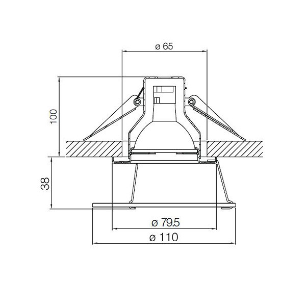 Swarovski A.8992 NR 030 005 Sol встраиваемый потолочный Deco 62394 - Вид №2