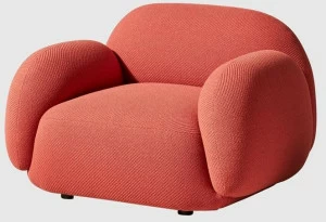 DesignByThem Кресло из ткани с подлокотниками Sundae