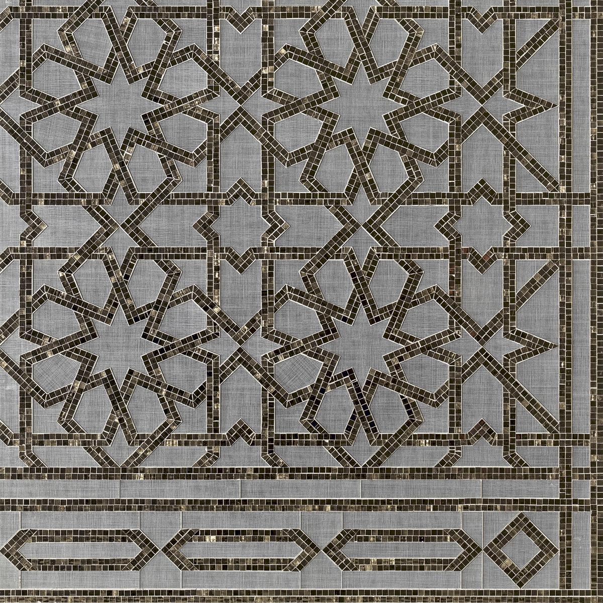 SICIS Bucolico Black Bo-Grey Vetrite Tile sun-id-1991302 - Вид №57