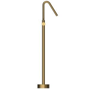 D412-L Напольный смеситель для ванны и душа, матовая латунь duten