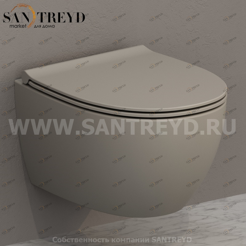 MDS04GH Подвесной унитаз настенный Белый Ceramica Globo 4ALL Италия