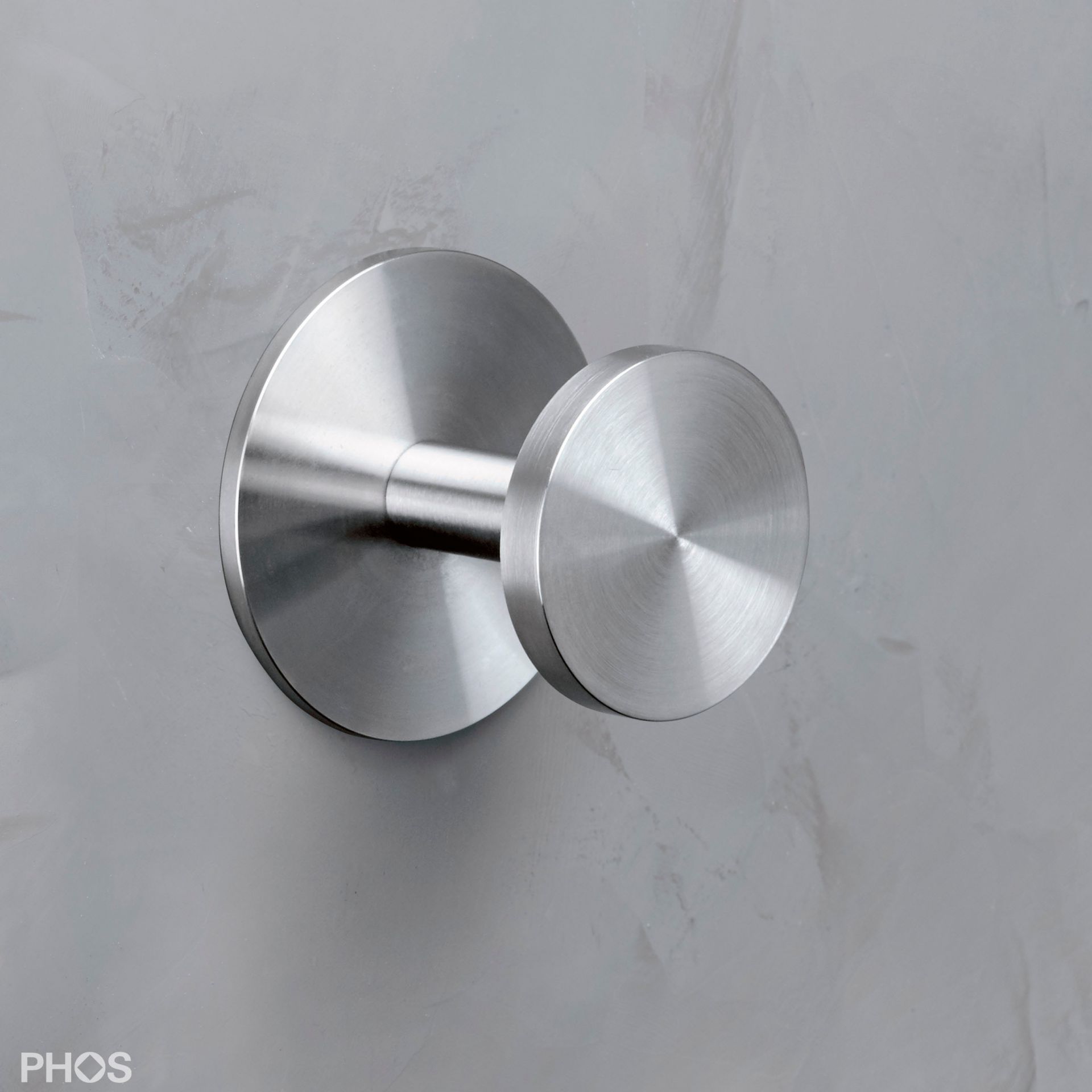 HA1-R55S40-B Крючок для полотенец, ø12 мм, длина 4,3 см, с розеткой PHOS 