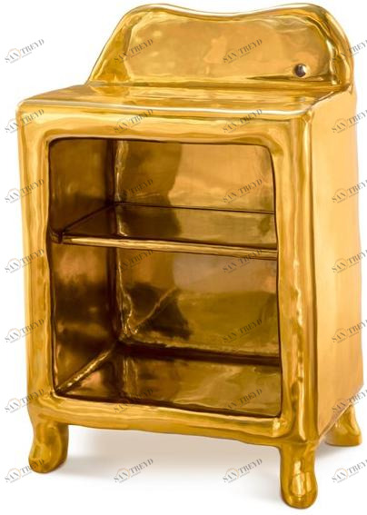 Scarlet Splendour Прямоугольная консоль из латуни Fools' gold sun-id-1451484