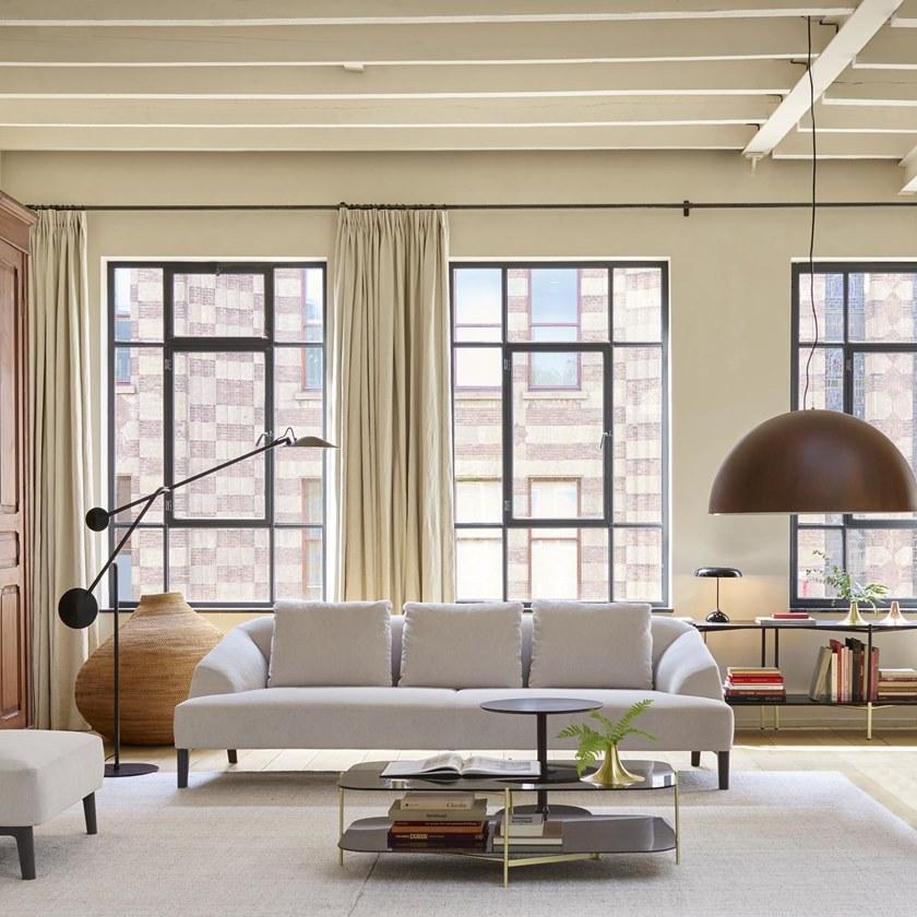 Ligne Roset Низкий прямоугольный журнальный столик из стекла  0055fk10-0055fk30  - Вид №3