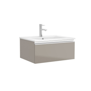 26601 SALGAR Мебель для умывальника SPIRIT 600 1 металлический ящик GLOSS TAUPE 598 x 270 x 450 мм Глянцево-серо-коричневый