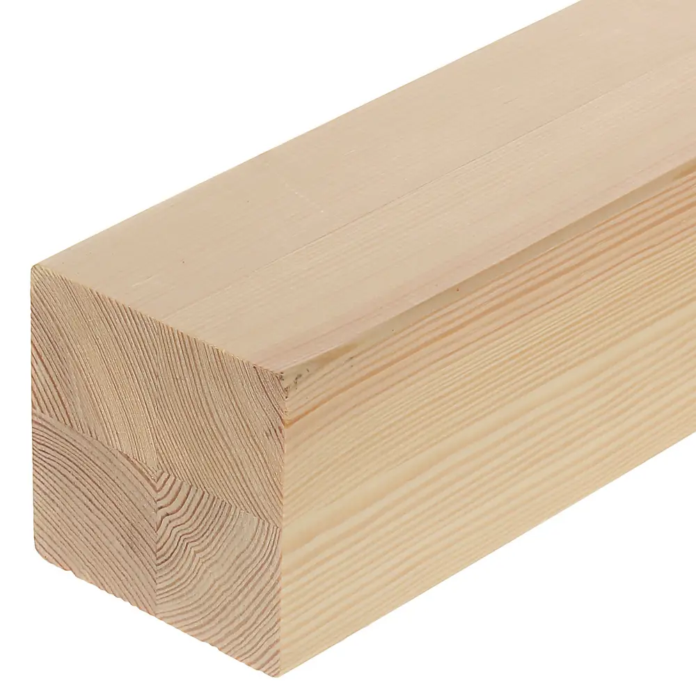 Столб лестничный цельноламельный хвоя сорт Экстра Прямой 80x80x1100 мм Santreyd STLM-2177384