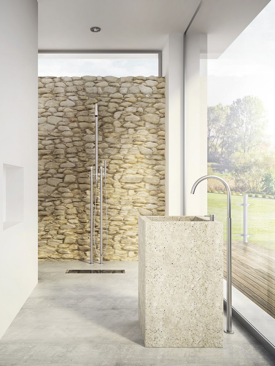 Нержавеющая сталь наружная душевая колонна / душ MGS ARCH-00124164 - Вид №1