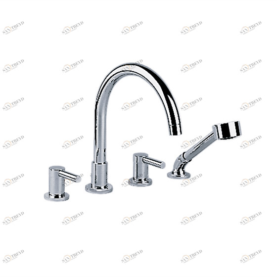 Смеситель для ванны на 4 отверстия ½“, монтаж на борт ванны JOERGER Charleston Royal 619.40.100.000