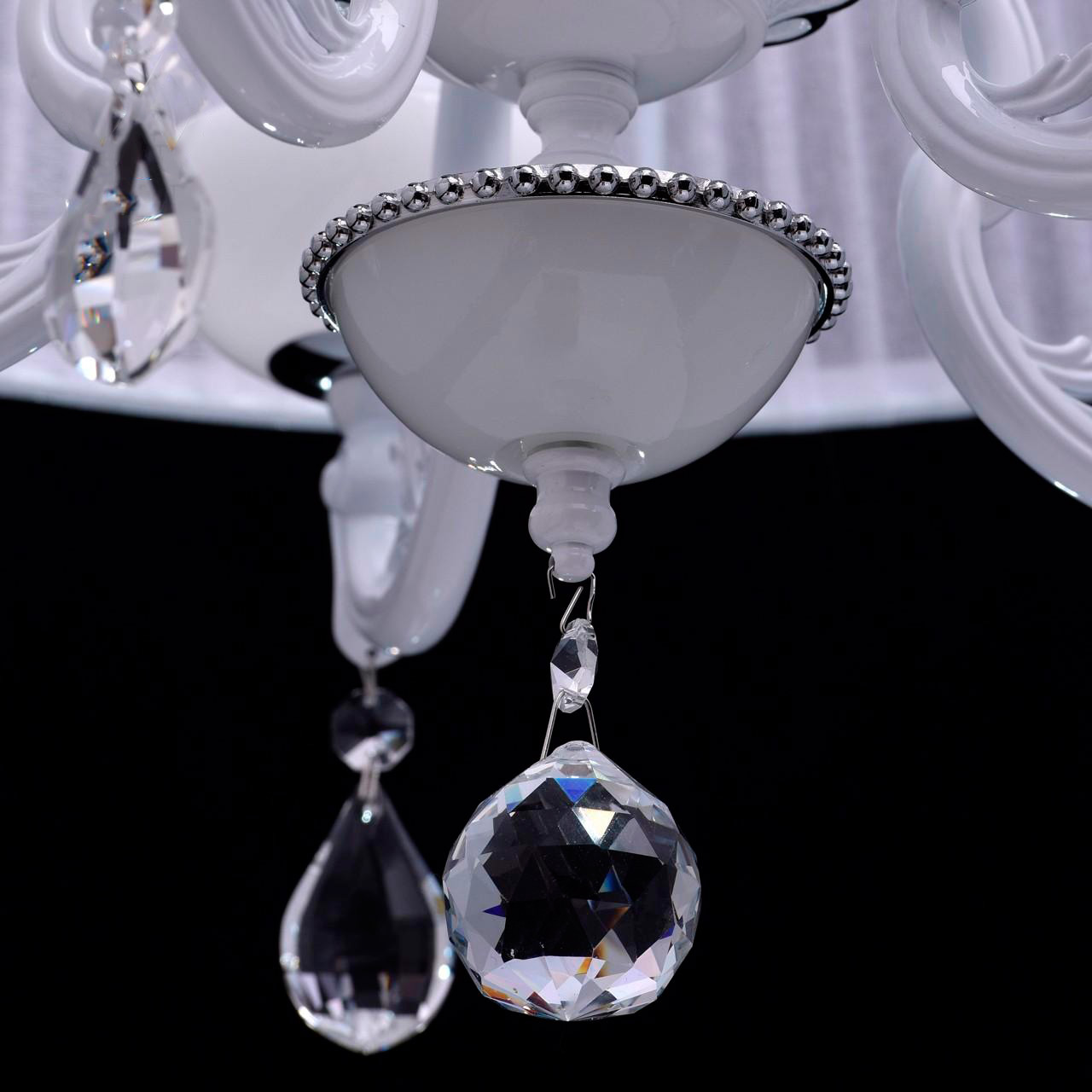 Подвесная люстра MW-LIGHT Селена 482011305 MW-LIGHT ДИЗАЙНЕРСКИЕ, СЕЛЕНА 185528 Белый  - Вид №2