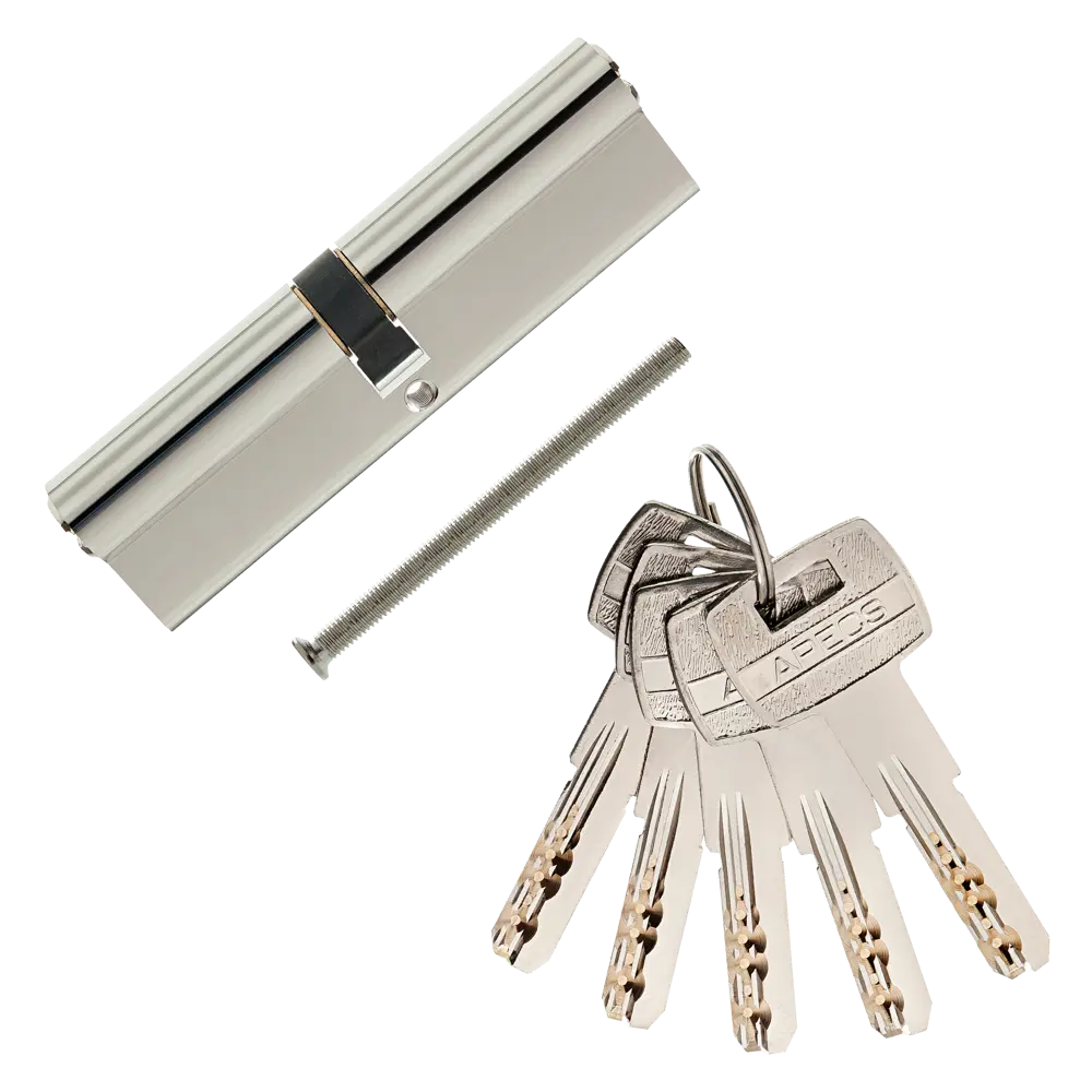 Цилиндр Apecs SM-110-NI, 55x55 мм, ключ/ключ, цвет никель ЦИЛИНДР APECS SM-110-NI КЛЮЧ-КЛЮЧ STLM-2207550 - Вид №1