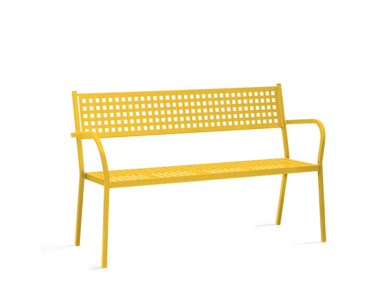 Металлическая садовая скамейка с подлокотниками Vermobil ARCH-00062963 - Вид №2