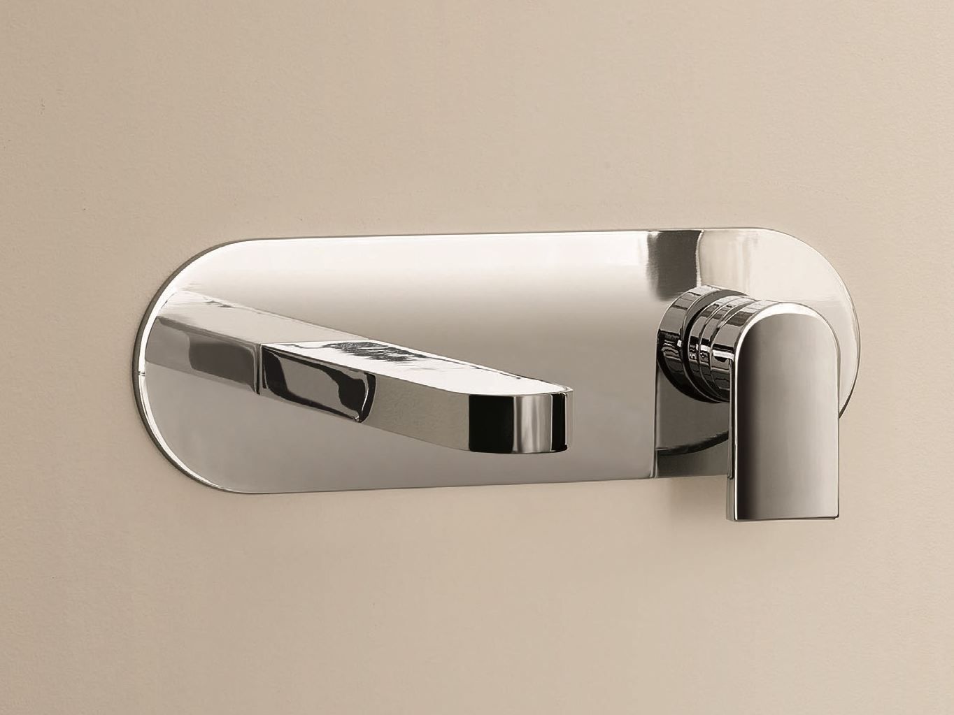 Настенный смеситель для раковины с пластиной Fantini Rubinetti море ARCH-00131709