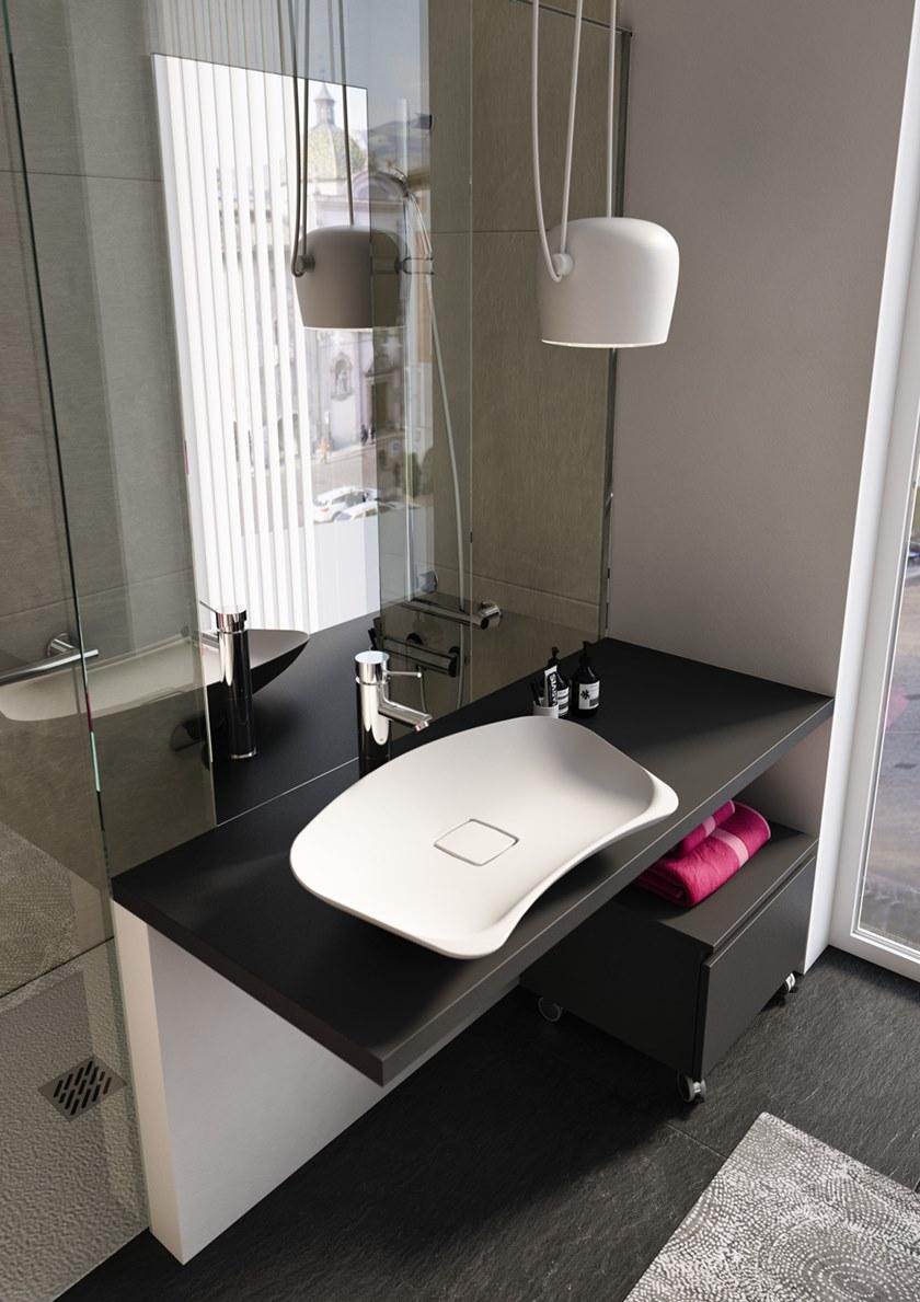 Pr-201 Накладная раковина на столешницу  овальная Goman Prime - Вид №2