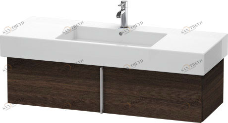 VE611505353 Vero Тумбочка подвесная Каштан темный, декор Duravit