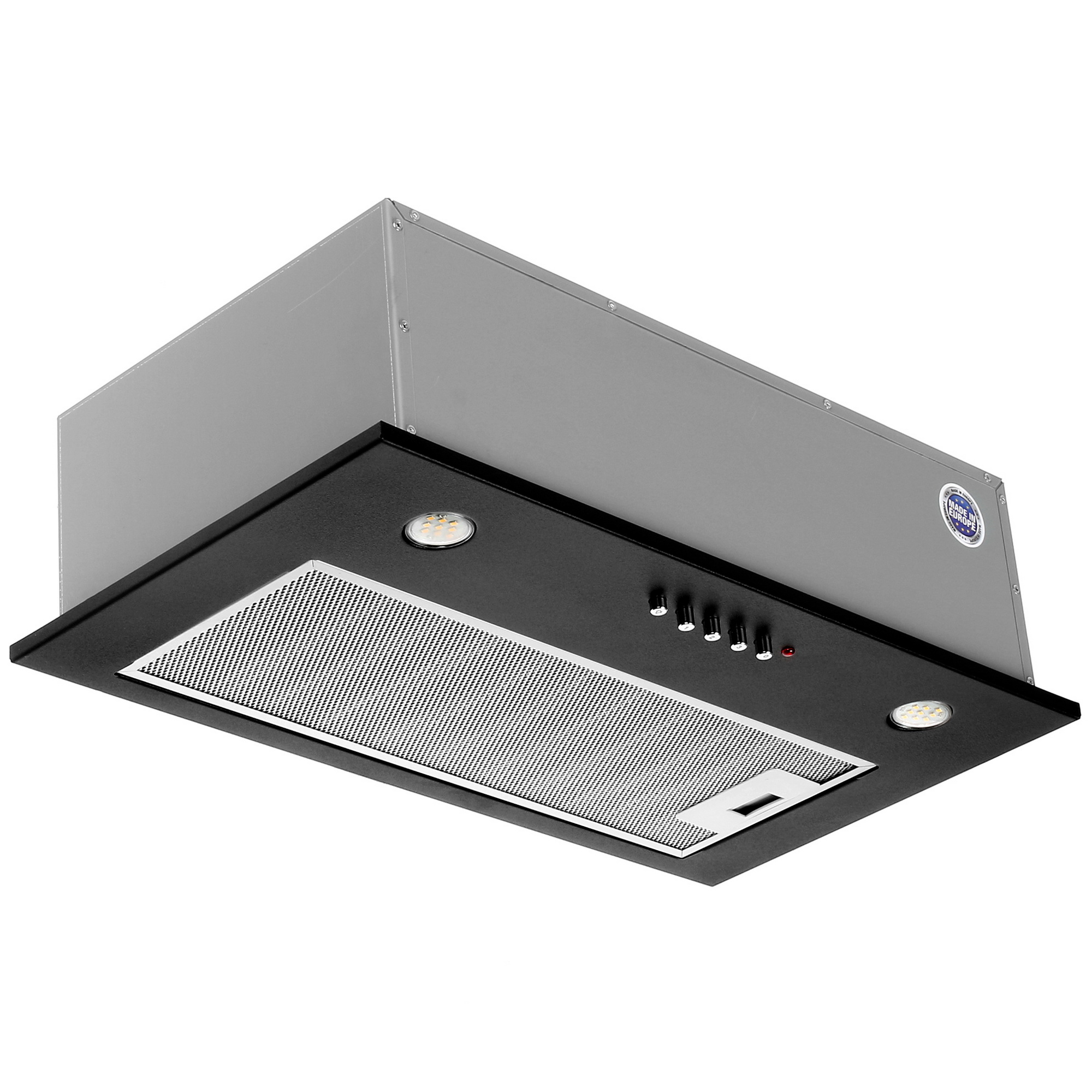 1244909 Вытяжка полновстраиваемая Akpo WK-7 Micra черный STDN-0055010