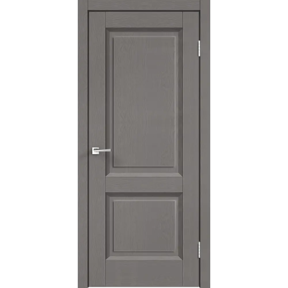 Дверь межкомнатная Alto 6 глухая ПВХ ламинация цвет ясень серый 60х200 см 85326416 STLM-2118424 VELLDORIS  - Вид №1