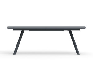 Металлический выдвижной прямоугольный садовый стол