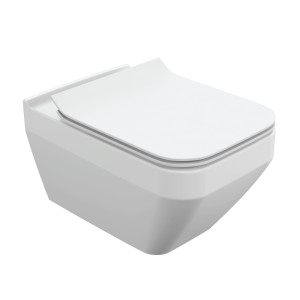 A63115 Подвесной унитаз SQUARE Clean On DPL EO slim Cersanit CREA