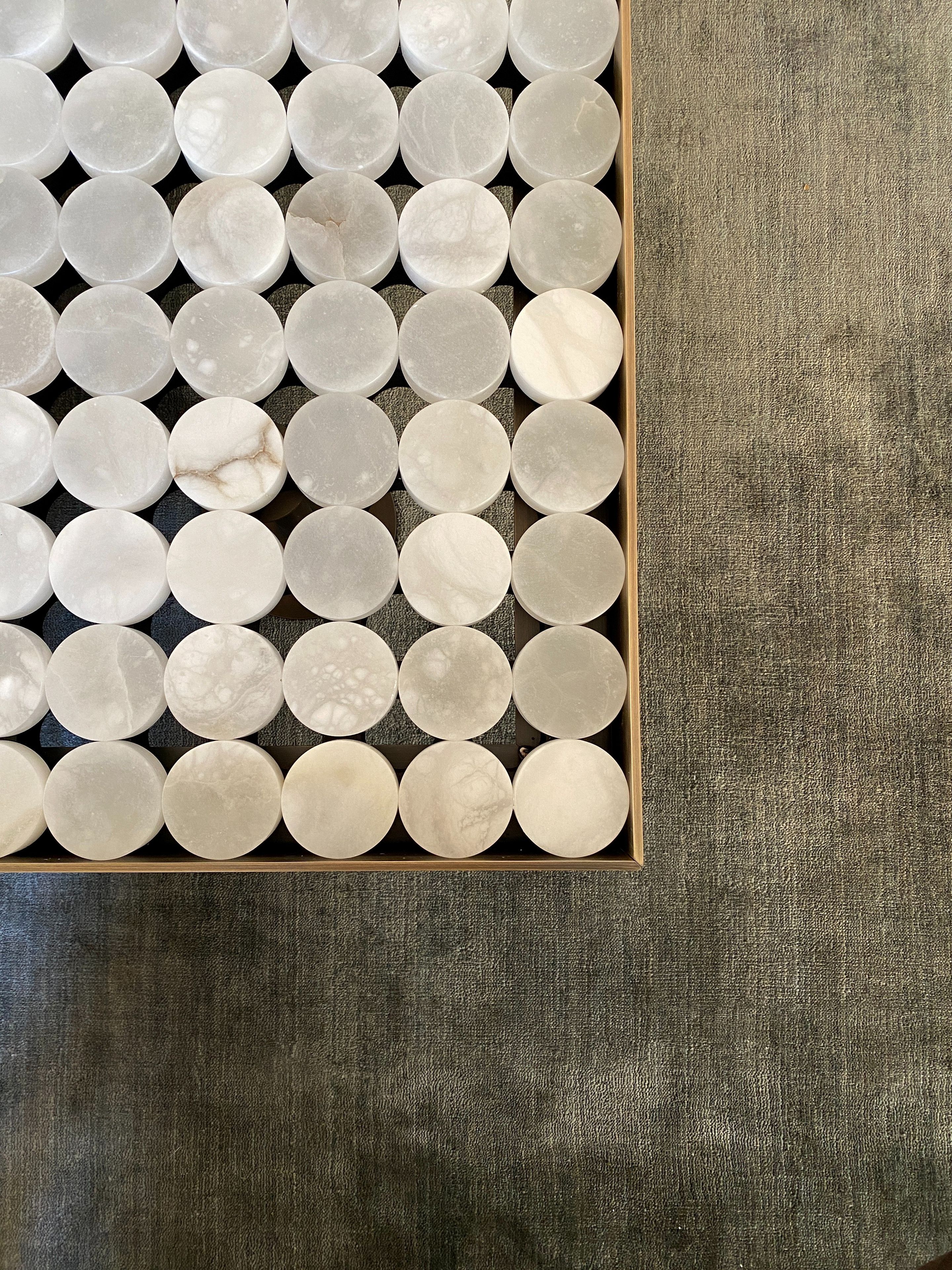 Низкий стол из алебастра mg12 София ARCH-00133634 - Вид №4