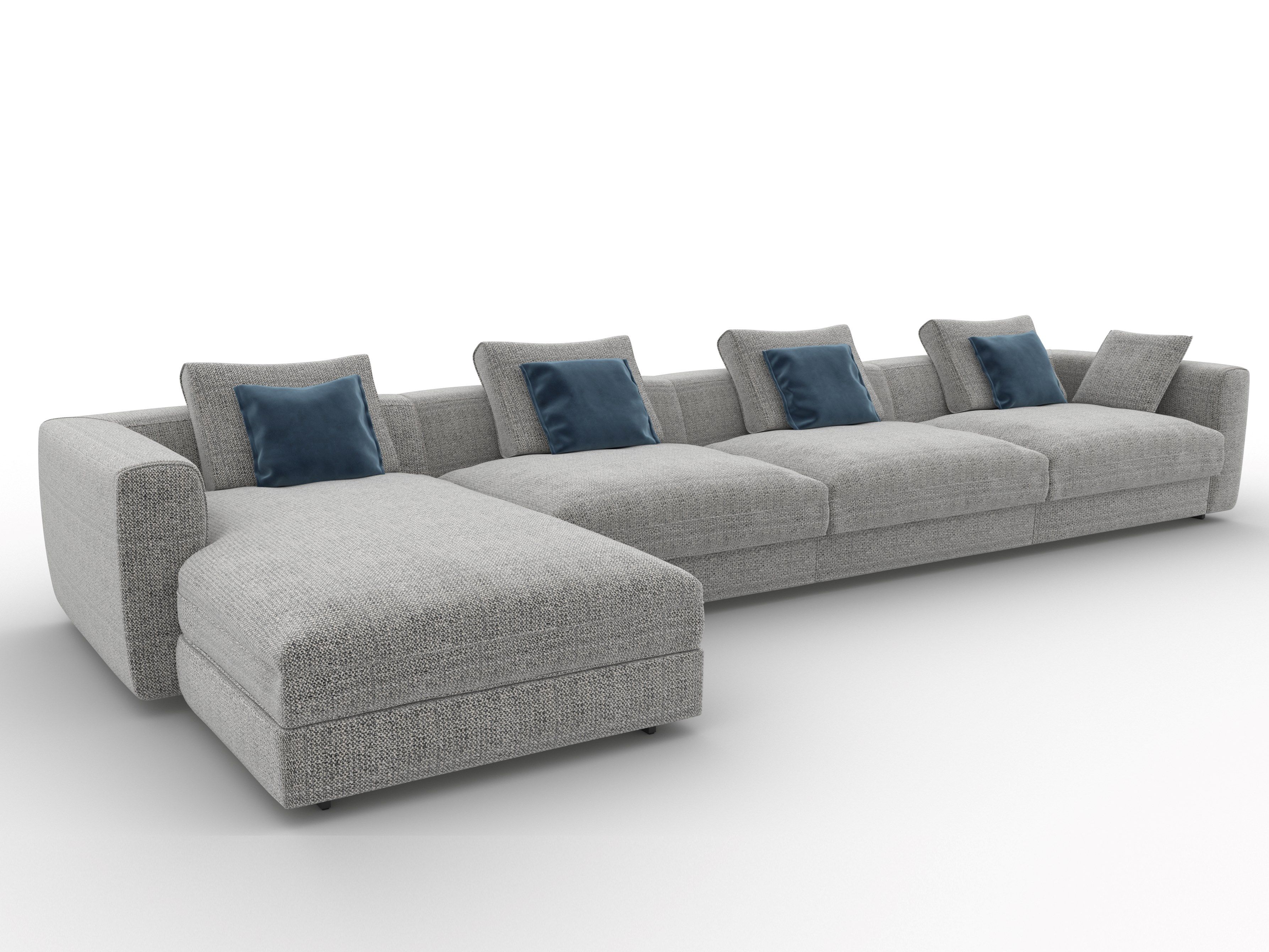 4-местный тканевый диван с полуостровом CTS SALOTTI Capetown ARCH-00101072 - Вид №1