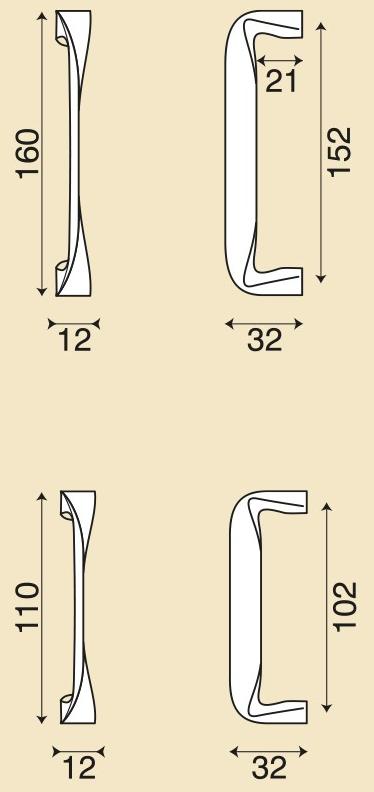 GIARA Мебельная ручка из бронзы Bronze sun-id-1434809 - Вид №1